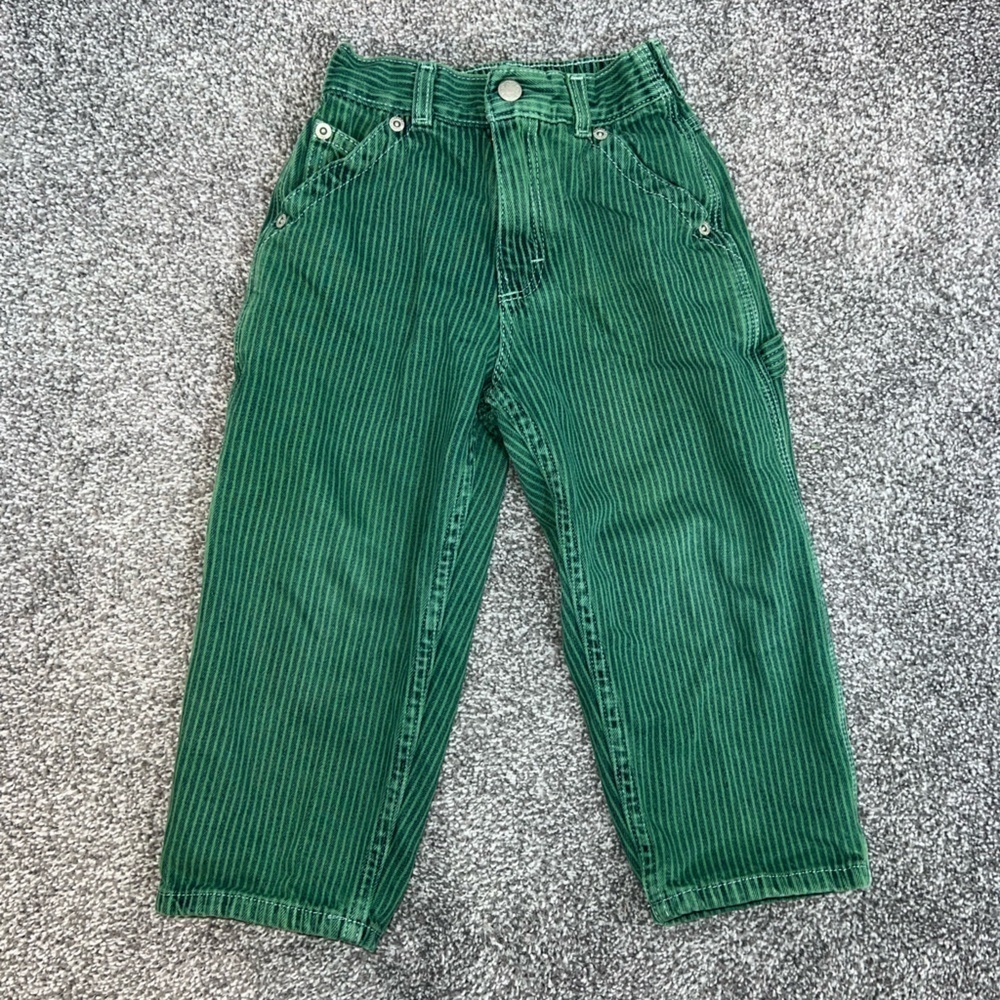 VINTAGE OSH KOSH BGOSH GREEN PANTS 4T